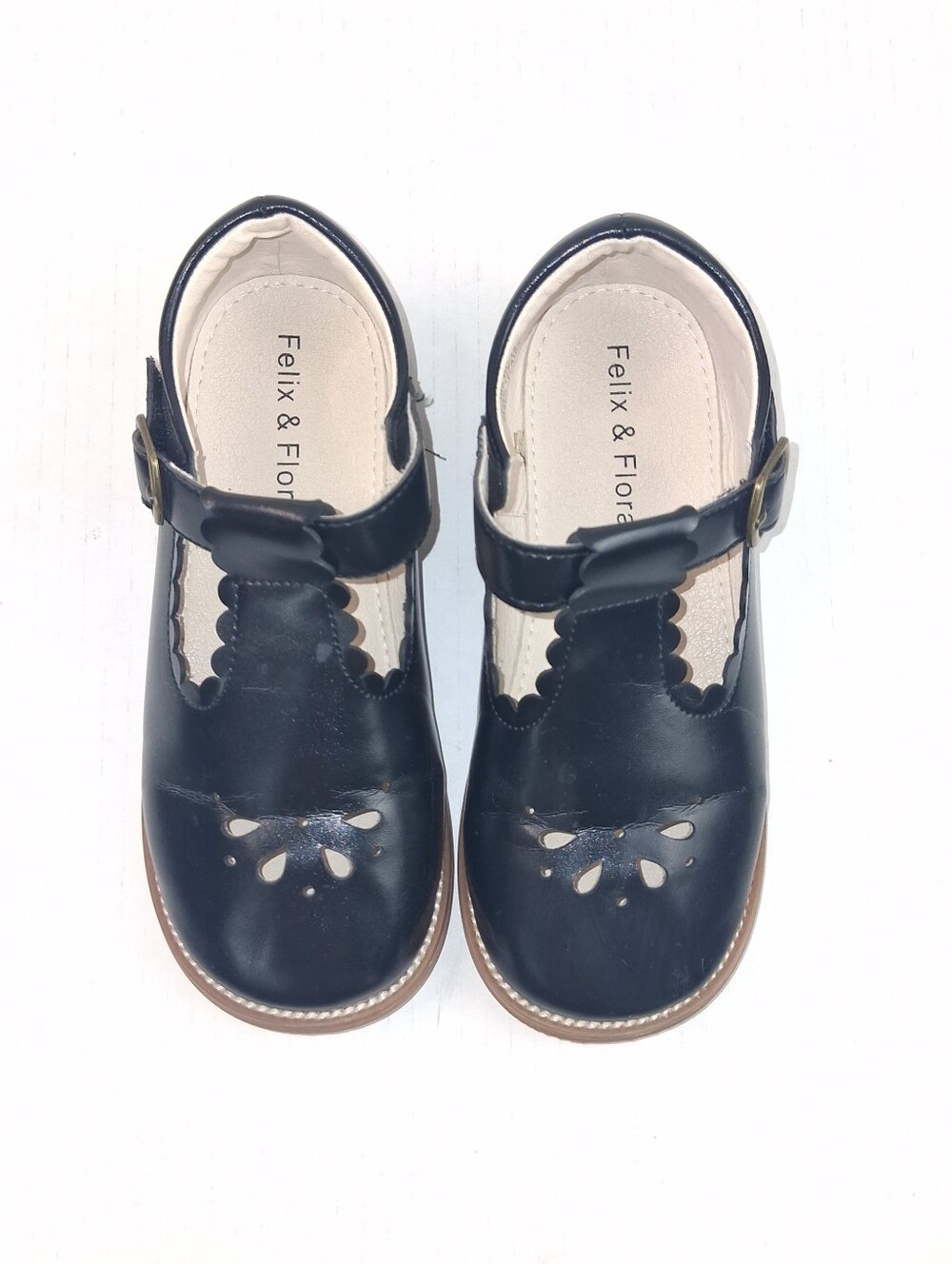 Felix & Flora Black Mary Jane Shoes